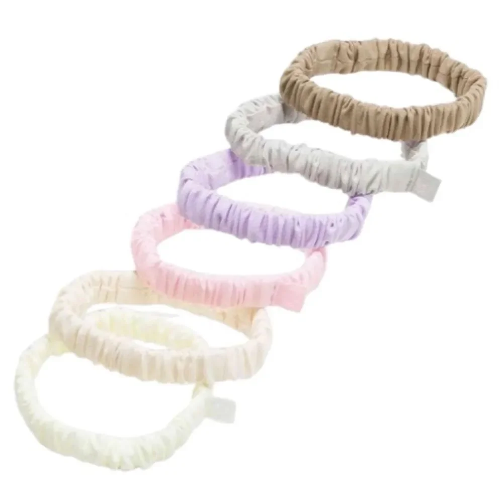 Lululemon Skinny Scrunchies 6 Pack Sheer Oak/Lt Ivory/Pink Org/Elix/Vapor/Lav Fr